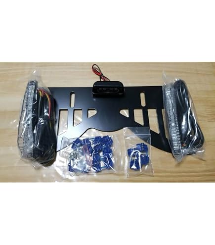 クリアレンズ LEDウインカー LEDナンバー灯 ナンバープレートベース